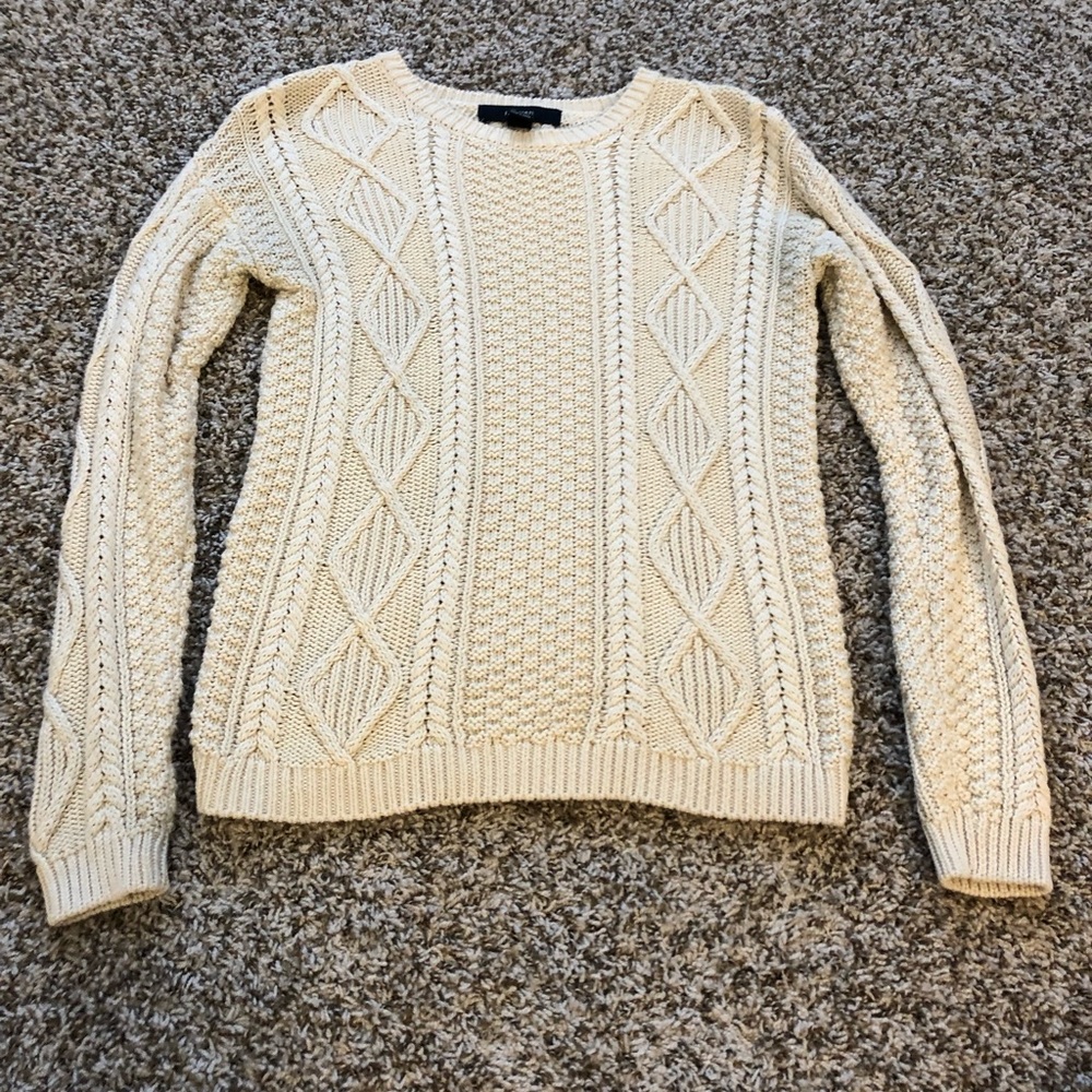 Cable sweater